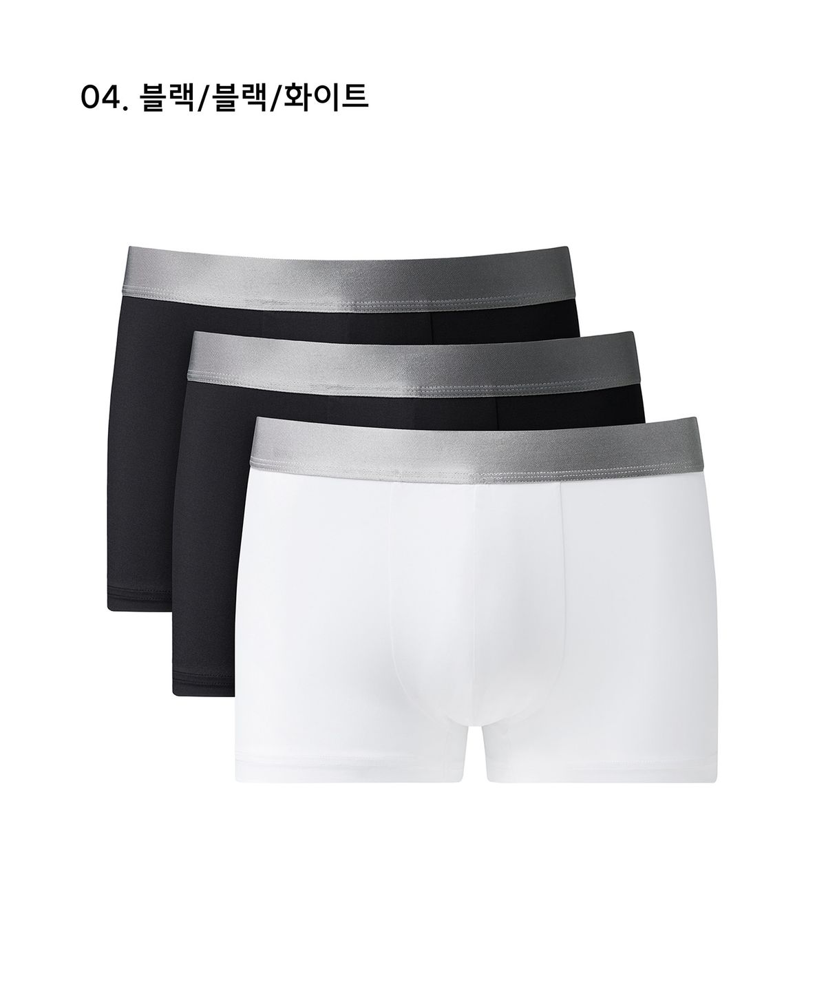 무신사 스탠다드(MUSINSA STANDARD) [쿨탠다드] 맨즈 드로즈 실버 밴드 3팩