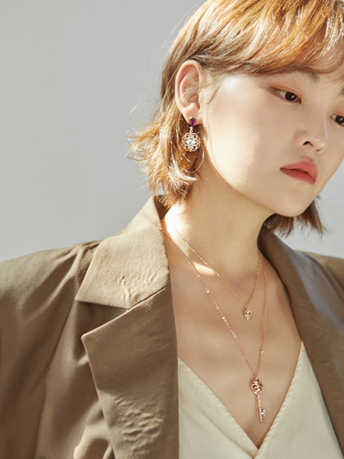 로이데테르(ROIDETER) 럭키 키 목걸이