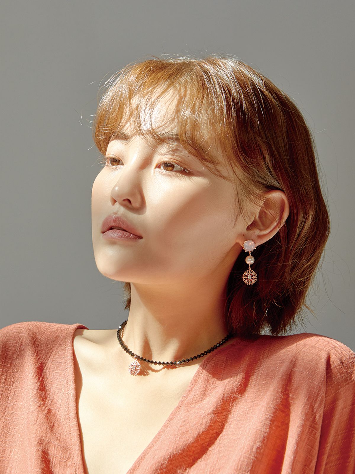 로이데테르(ROIDETER) 엠블럼 오닉스 비드 목걸이