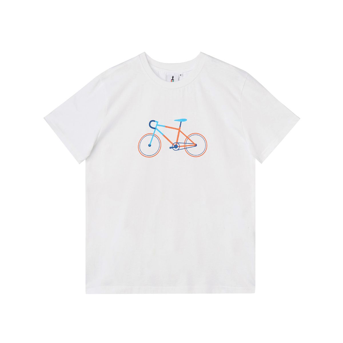 그래픽스(GRAPIX) Bike City 화이트 반팔 티셔츠