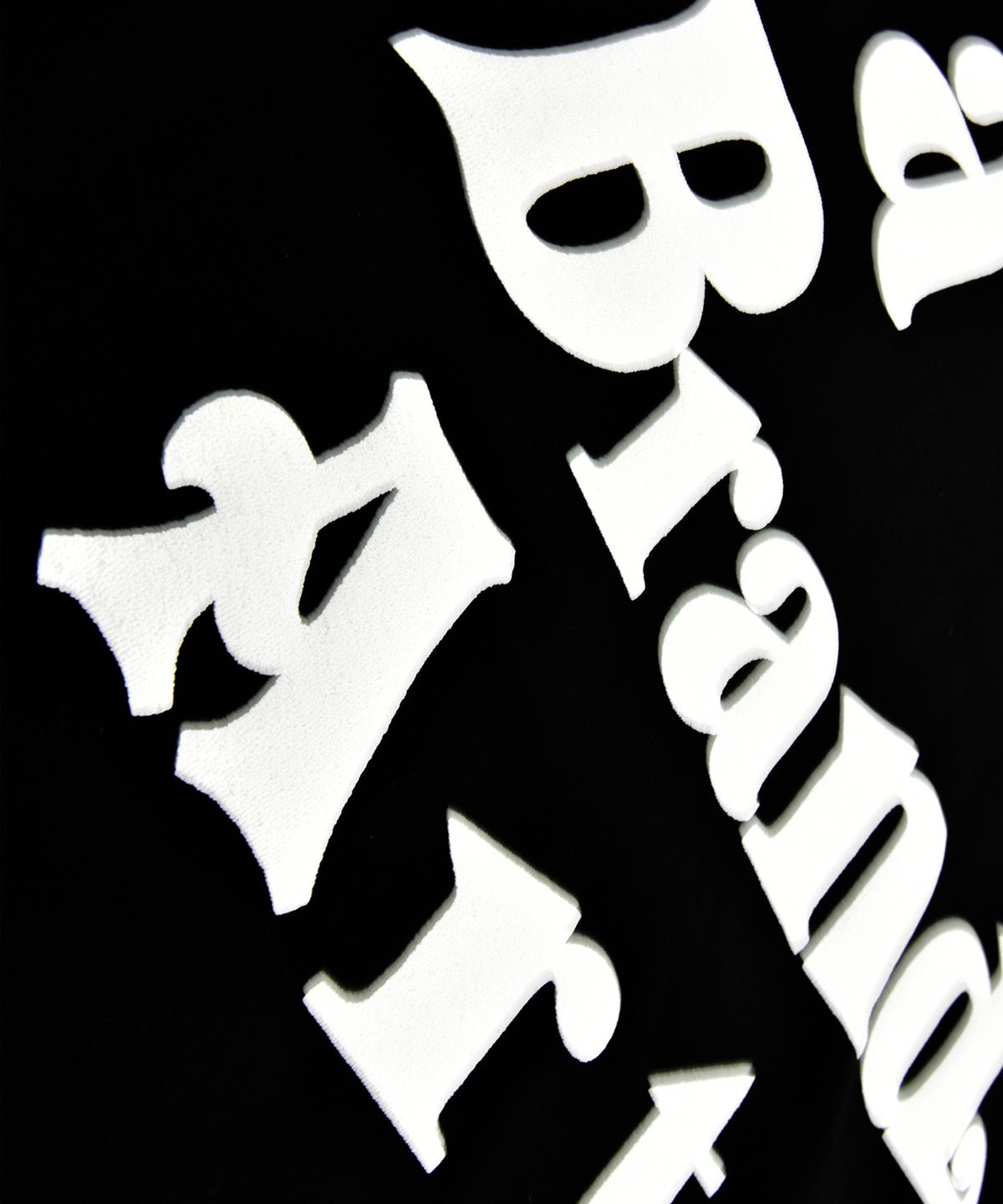 낫아트(NOTART) PONCHO T-SHIRT JET BLACK