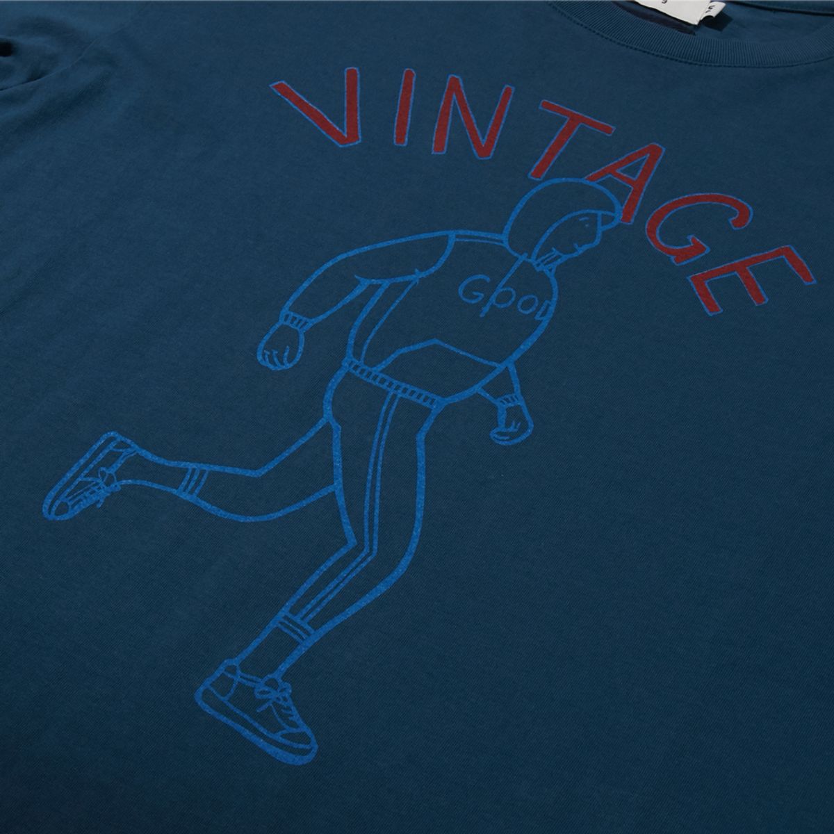 브라이언베리(BRIAN BERRY) VINTAGE RUNNER S/S TEE_NAVY