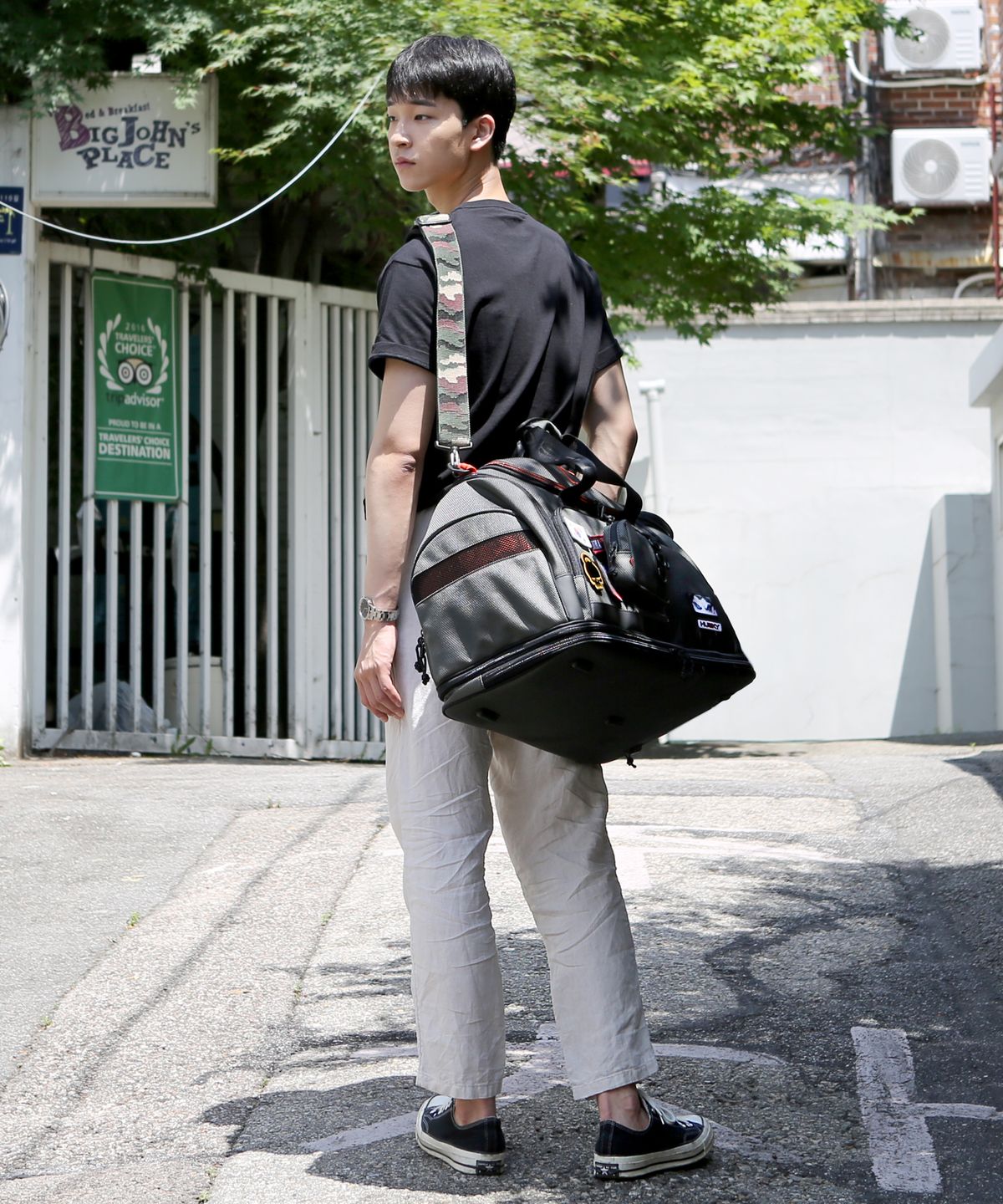 허스키(HUSKY) 엑스트로 7 스포츠백(L) HE-5500813 KHAKI