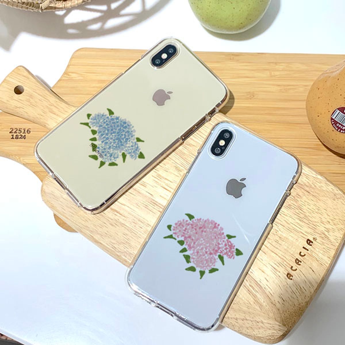 아칸(AKAN) 헤롱이 수국 소프트젤리케이스