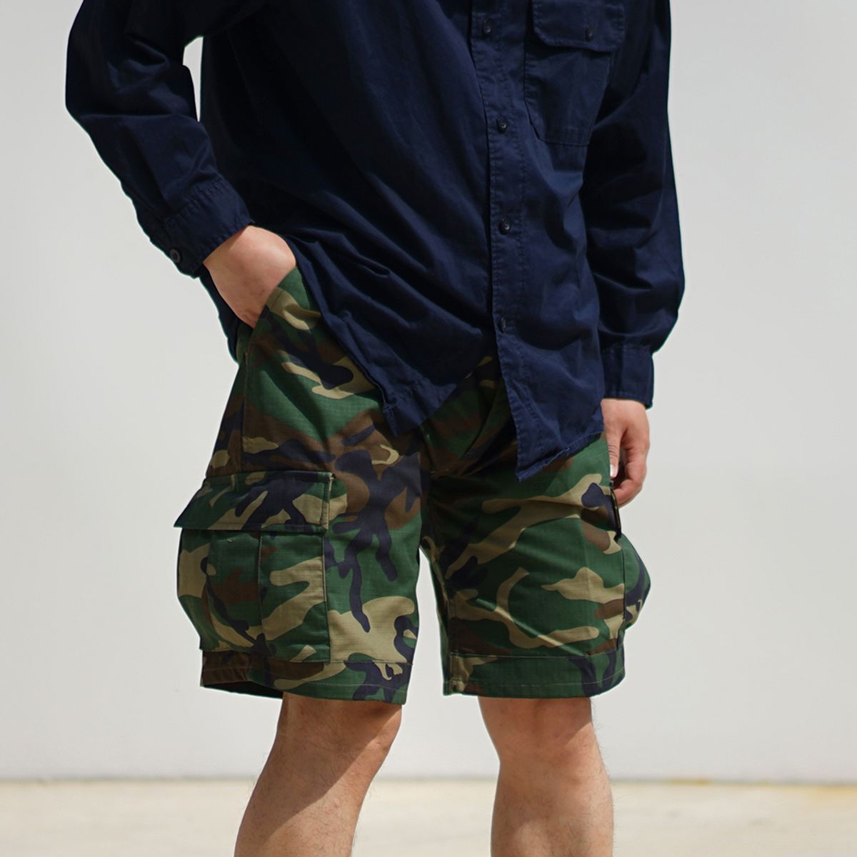 와이엠씨엘케이와이(YMCL KY) BDU Ripstop Short Pants - Woodland