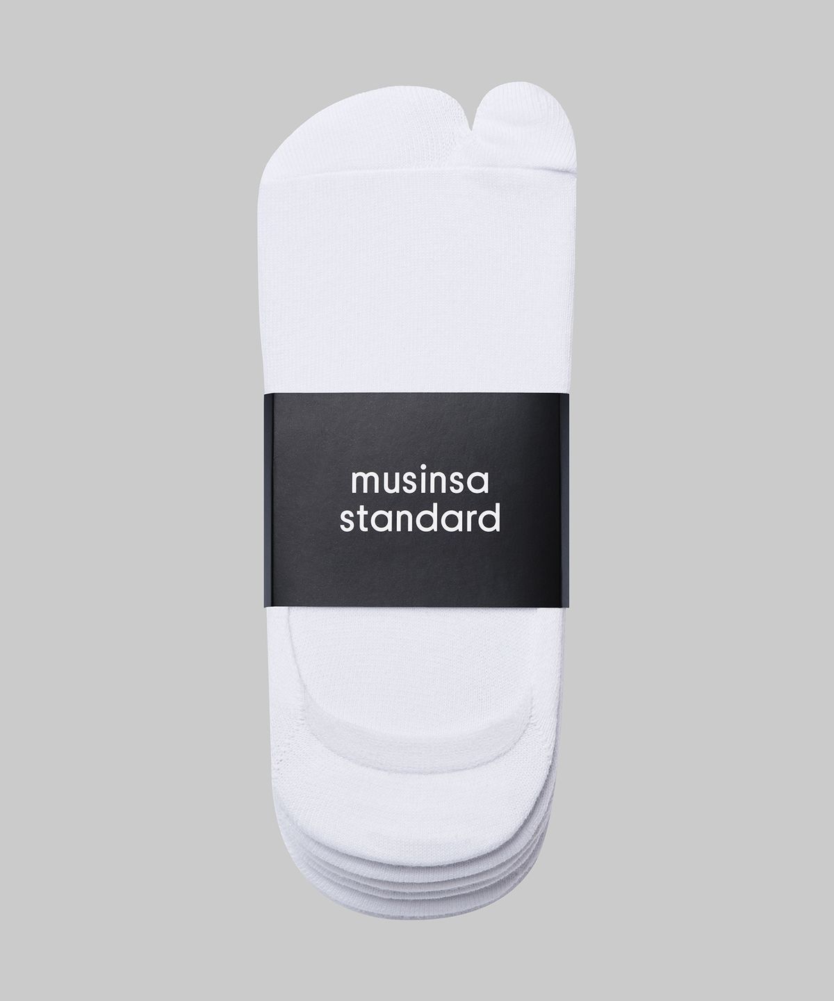 무신사 스탠다드(MUSINSA STANDARD) 타비 페이크 삭스 5팩 [화이트]