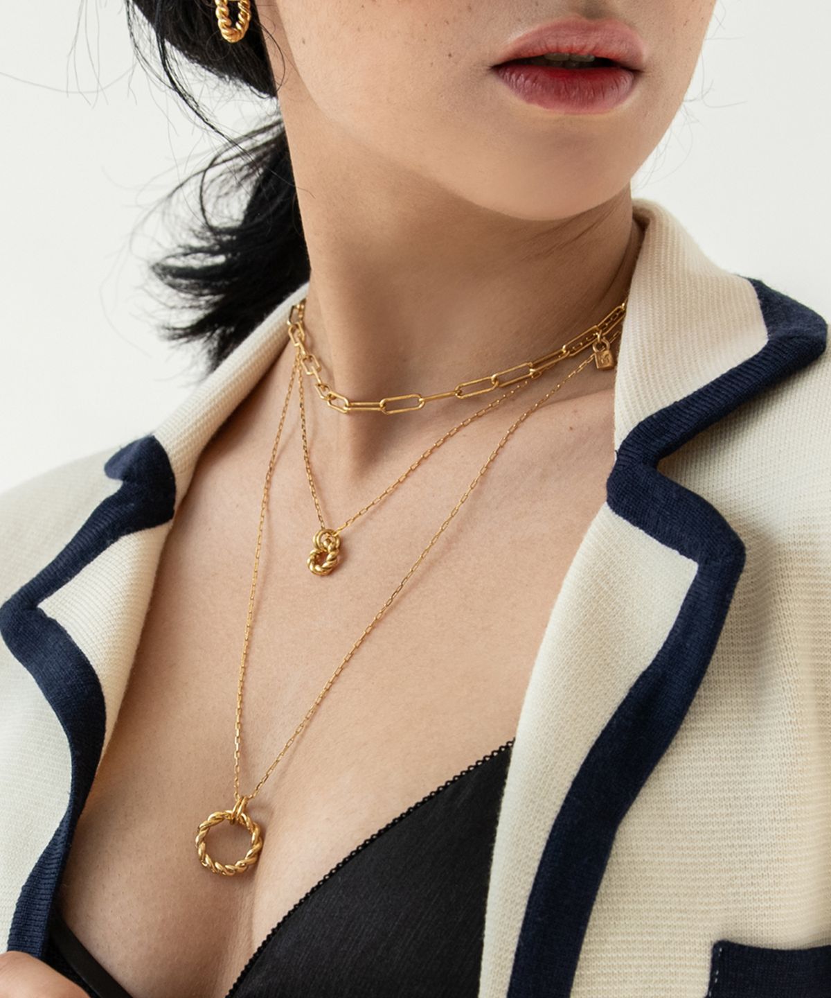 마르타(MARTA) ROPE NECKLACE_Silver_S