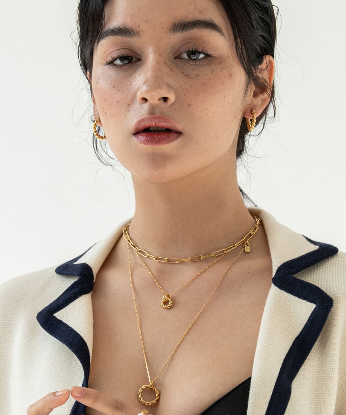 마르타(MARTA) CLIP NECKLACE_Gold