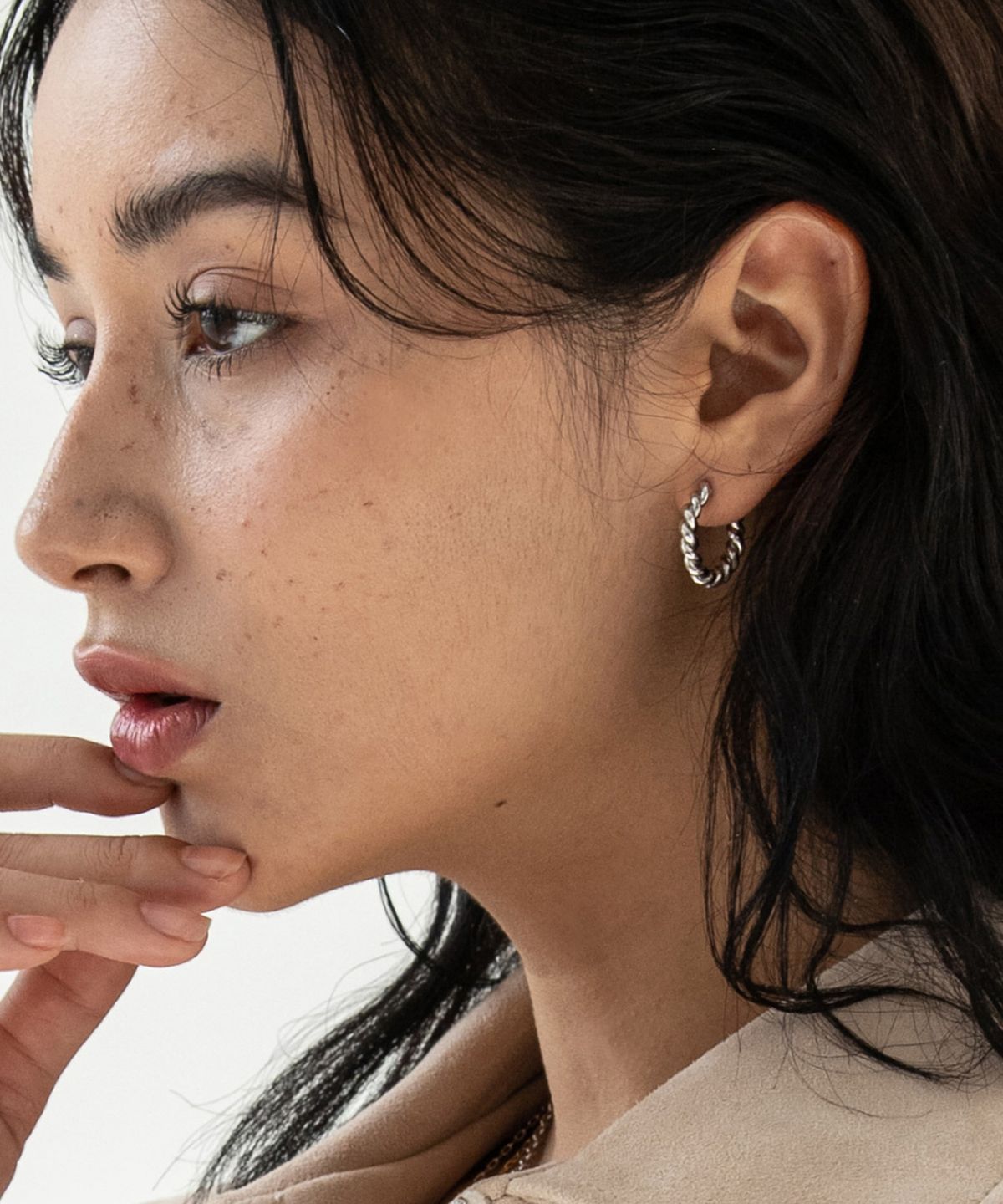 마르타(MARTA) ROPE EARRING_Silver_L