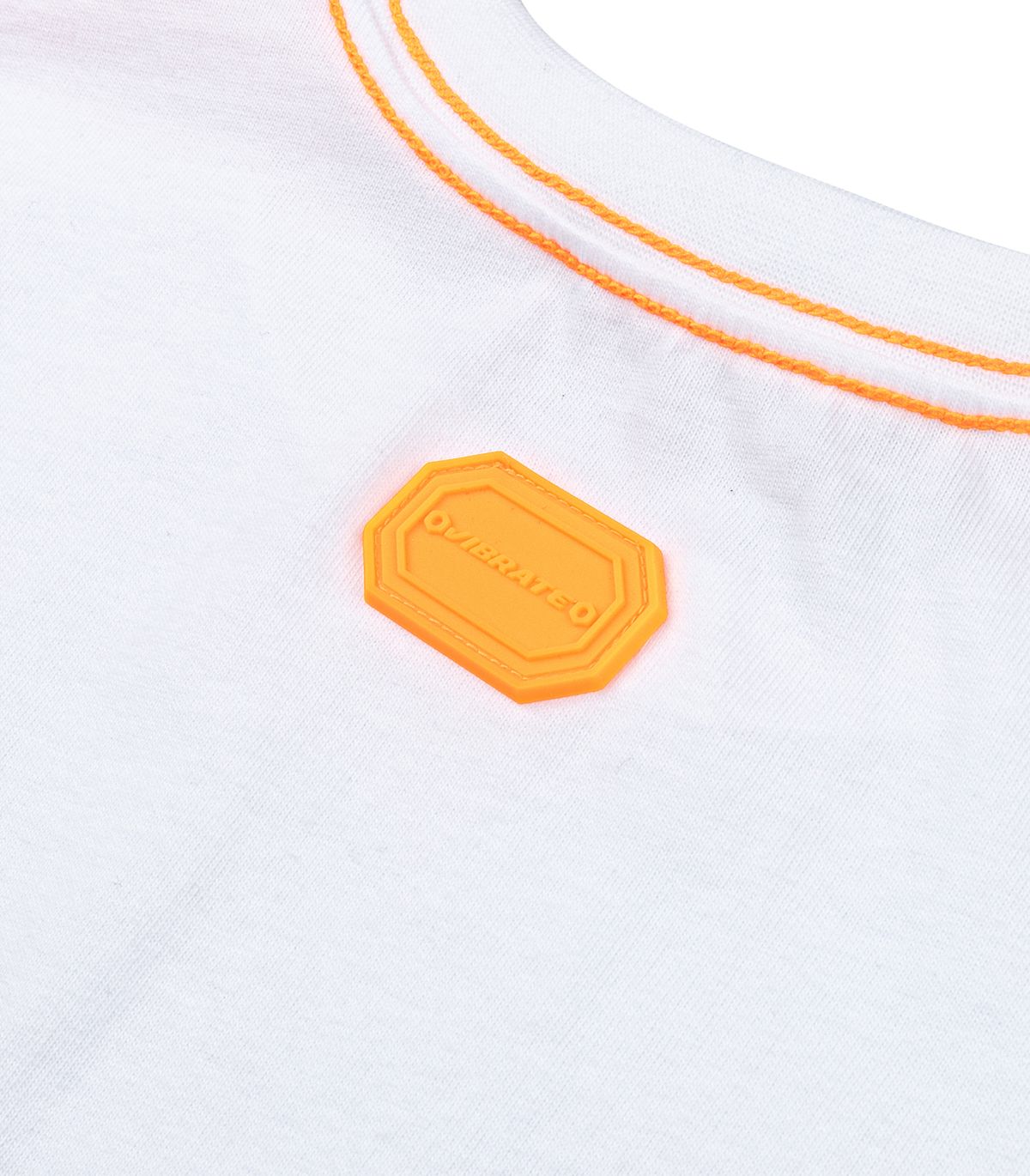 바이브레이트(VIBRATE) LILAC V-ROGGY LOGO T-SHIRT (WHITE)