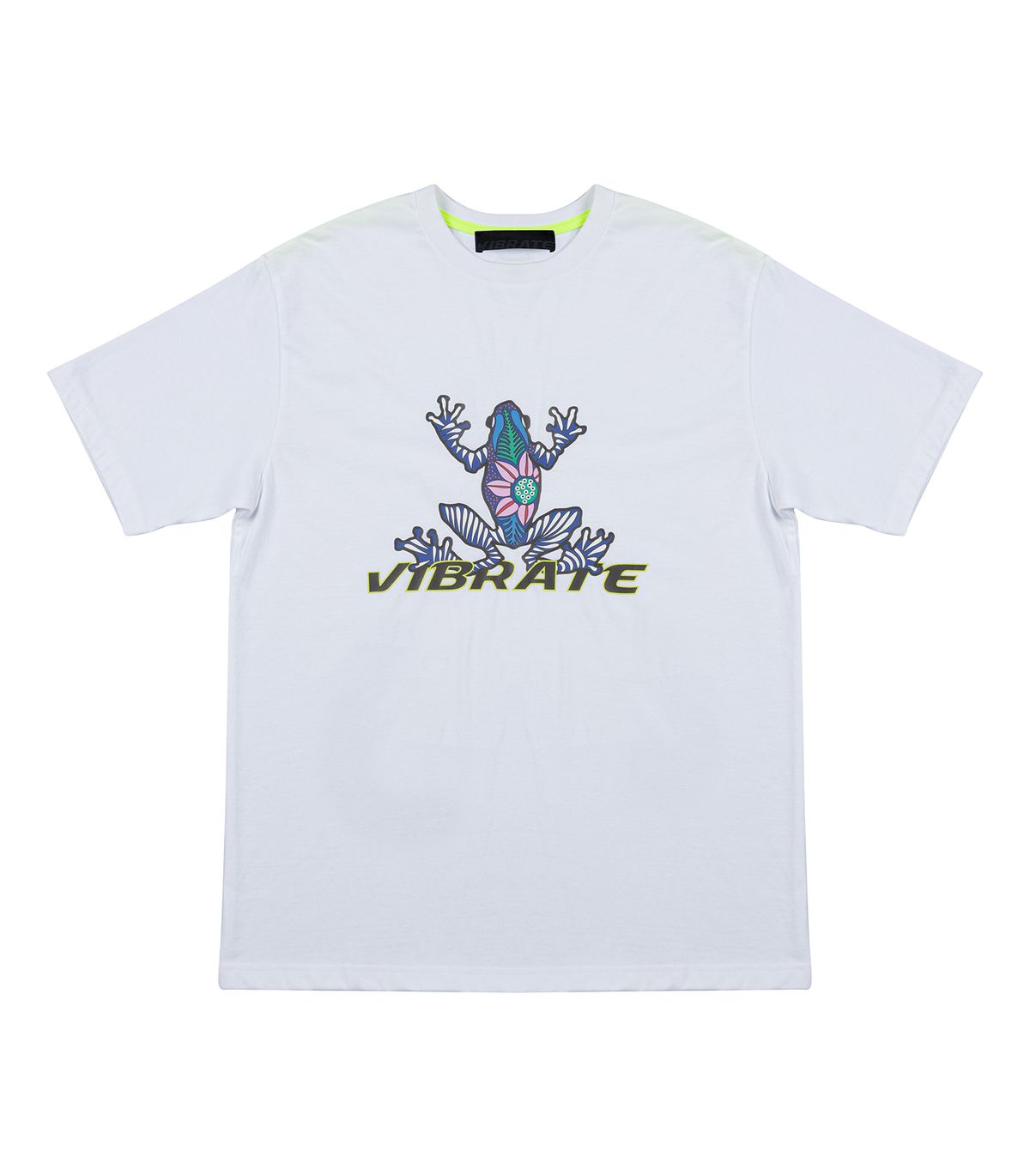 바이브레이트(VIBRATE) MARINA V-ROGGY LOGO T-SHIRT (WHITE)