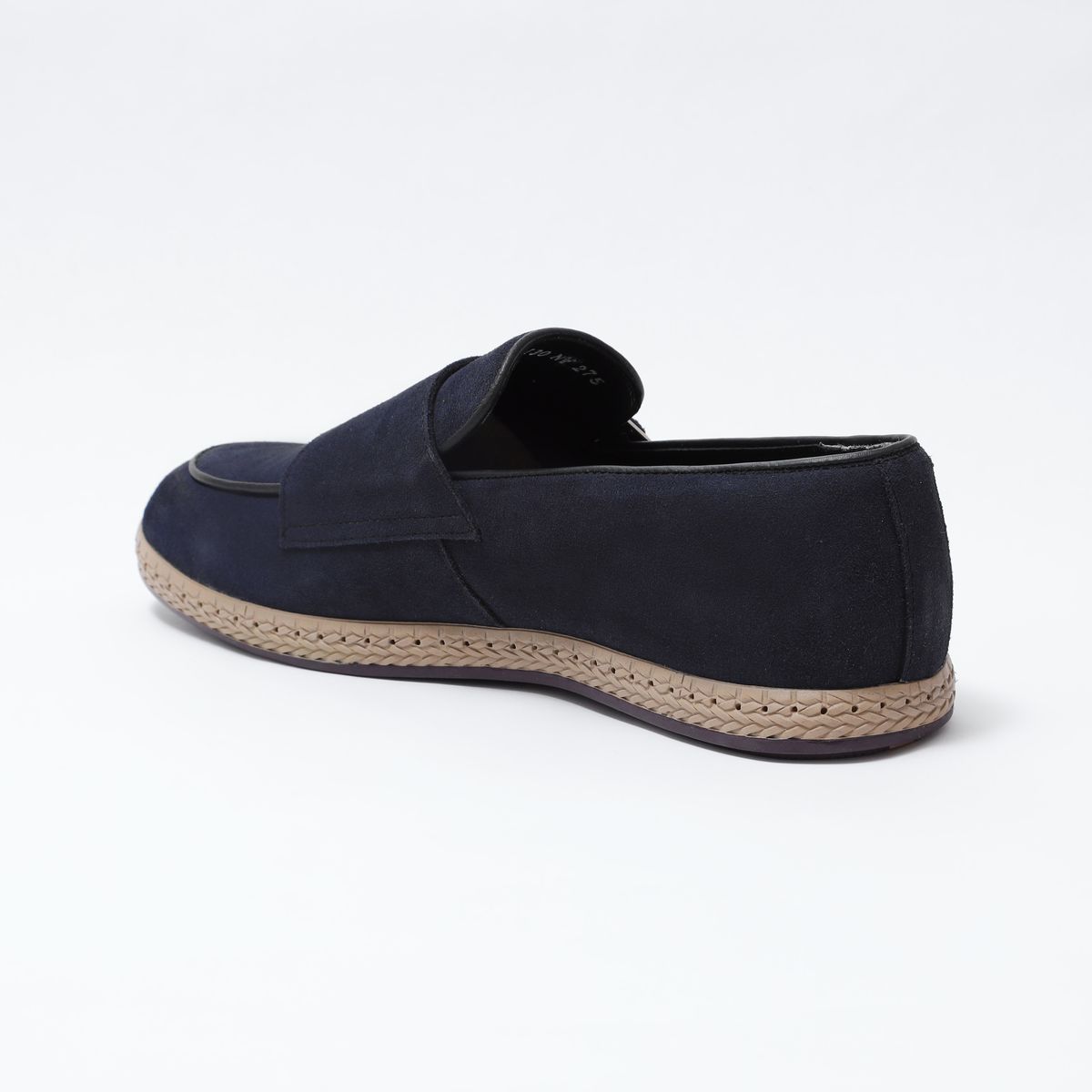 위트맨(WITTMAN) Italy suede moccasin (navy)
