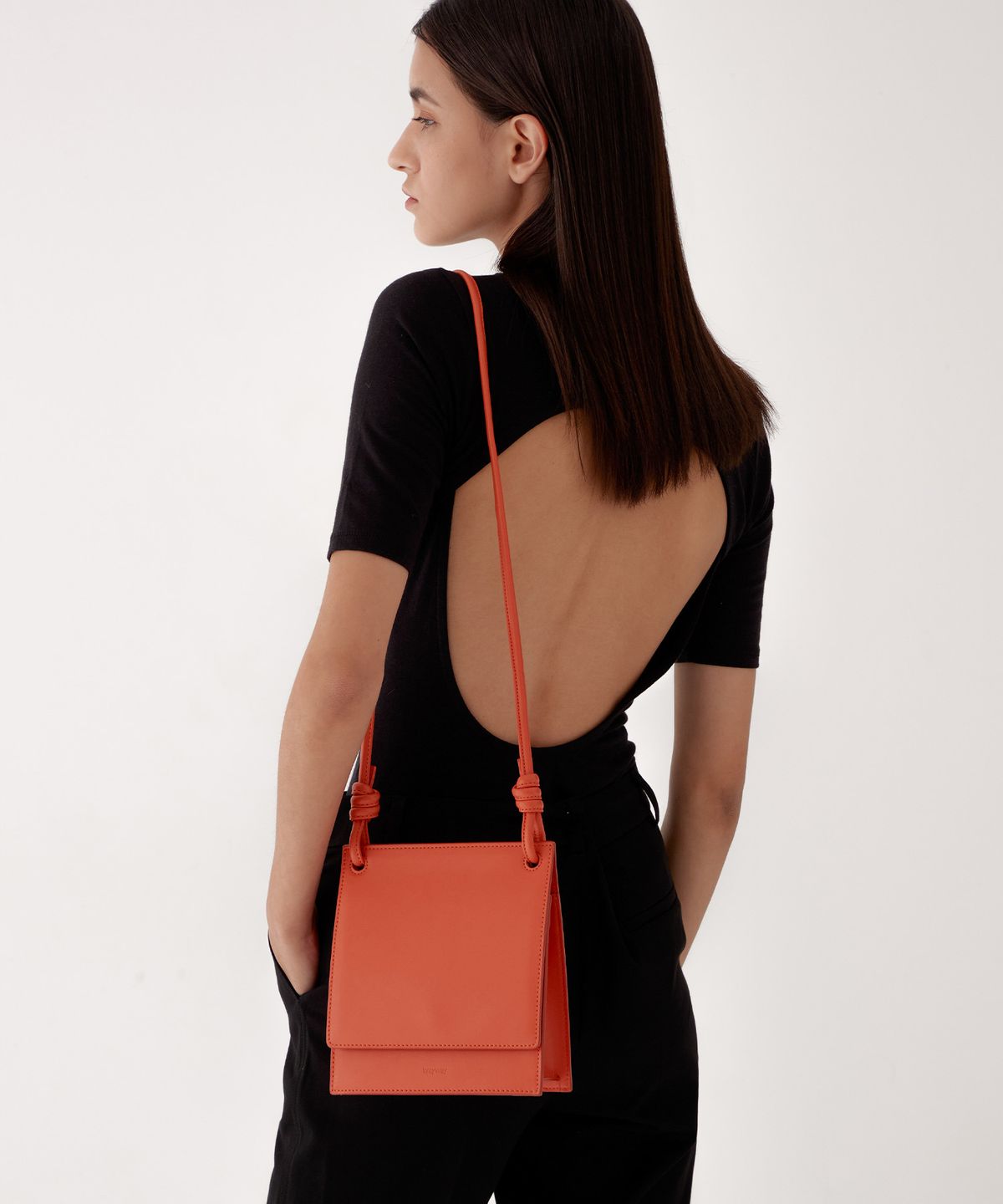 웨이웨이(WAYWAY) Square Bag - Orange