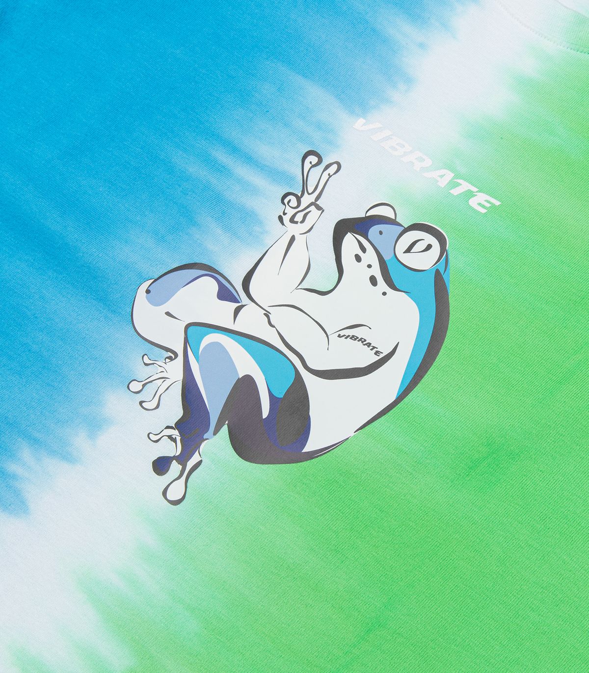 바이브레이트(VIBRATE) GLORY FROG TIE DYE T-SHIRT