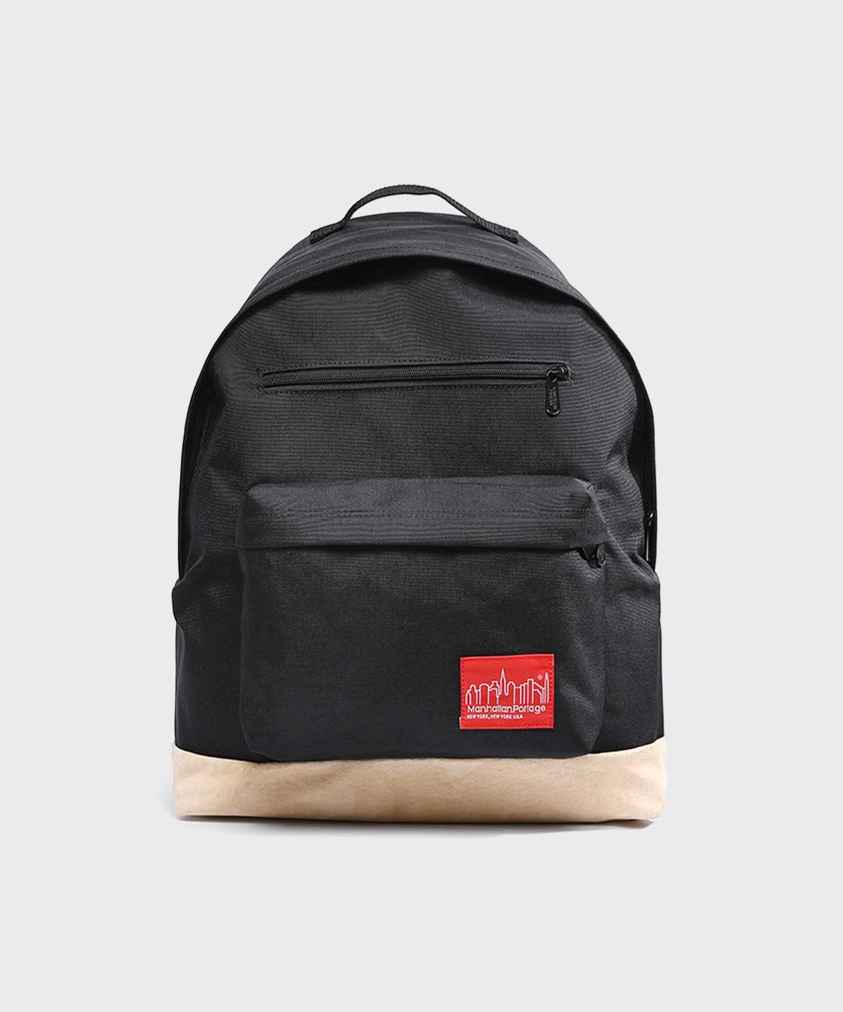 맨하탄 포티지(MANHATTAN PORTAGE) 1209 빅애플 백팩 M BLACK 스웨이드