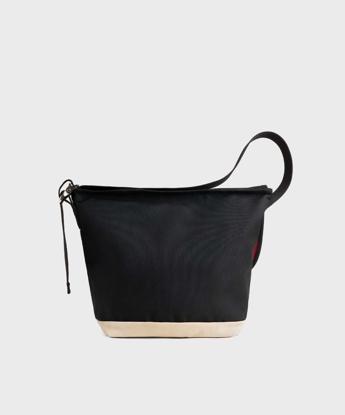 맨하탄 포티지(MANHATTAN PORTAGE) 1606V 빈티지 메신저백 M BLACK SUEDE
