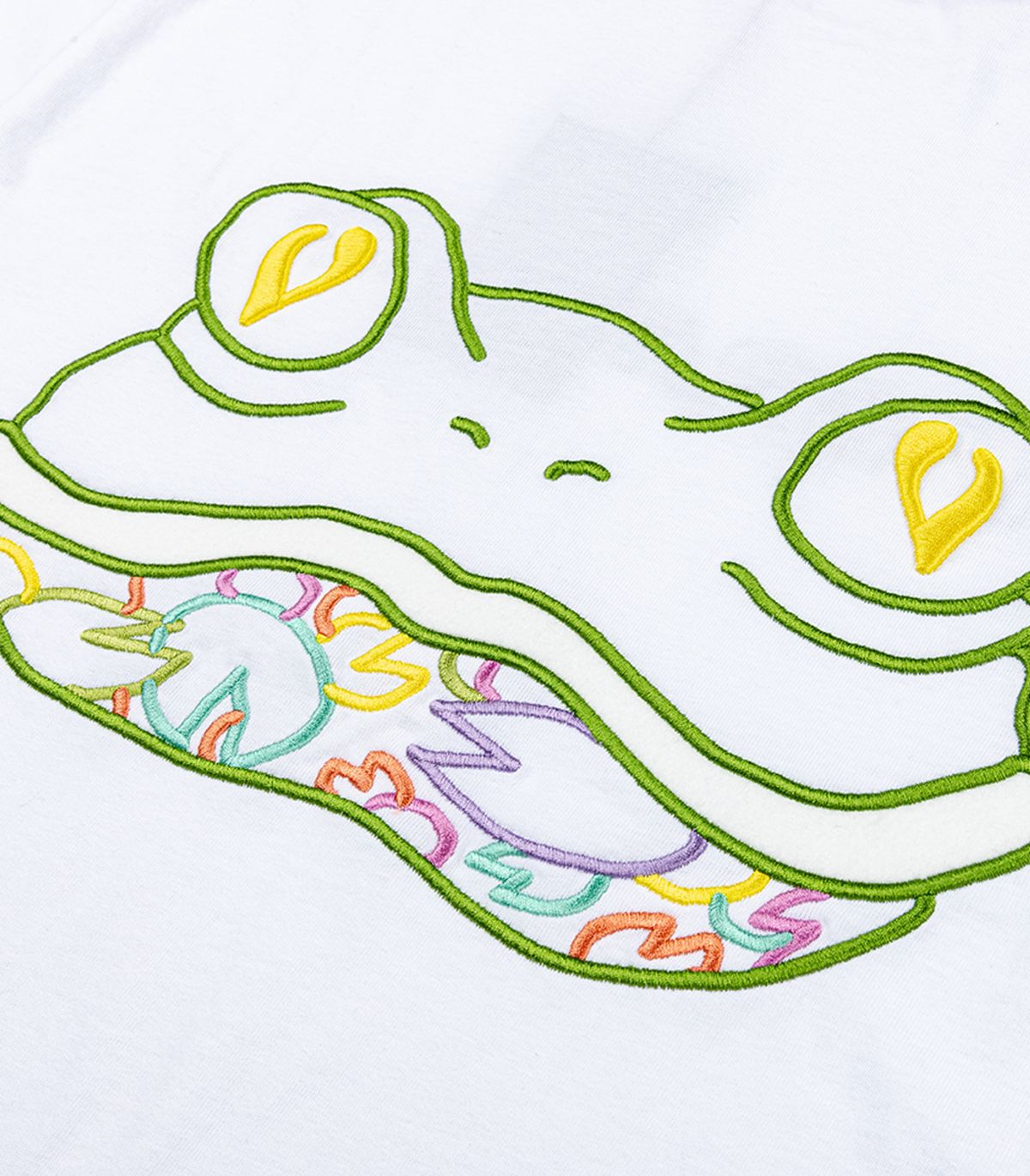 바이브레이트(VIBRATE) SHAMAN FROG LOGO T-SHIRT (WHITE)