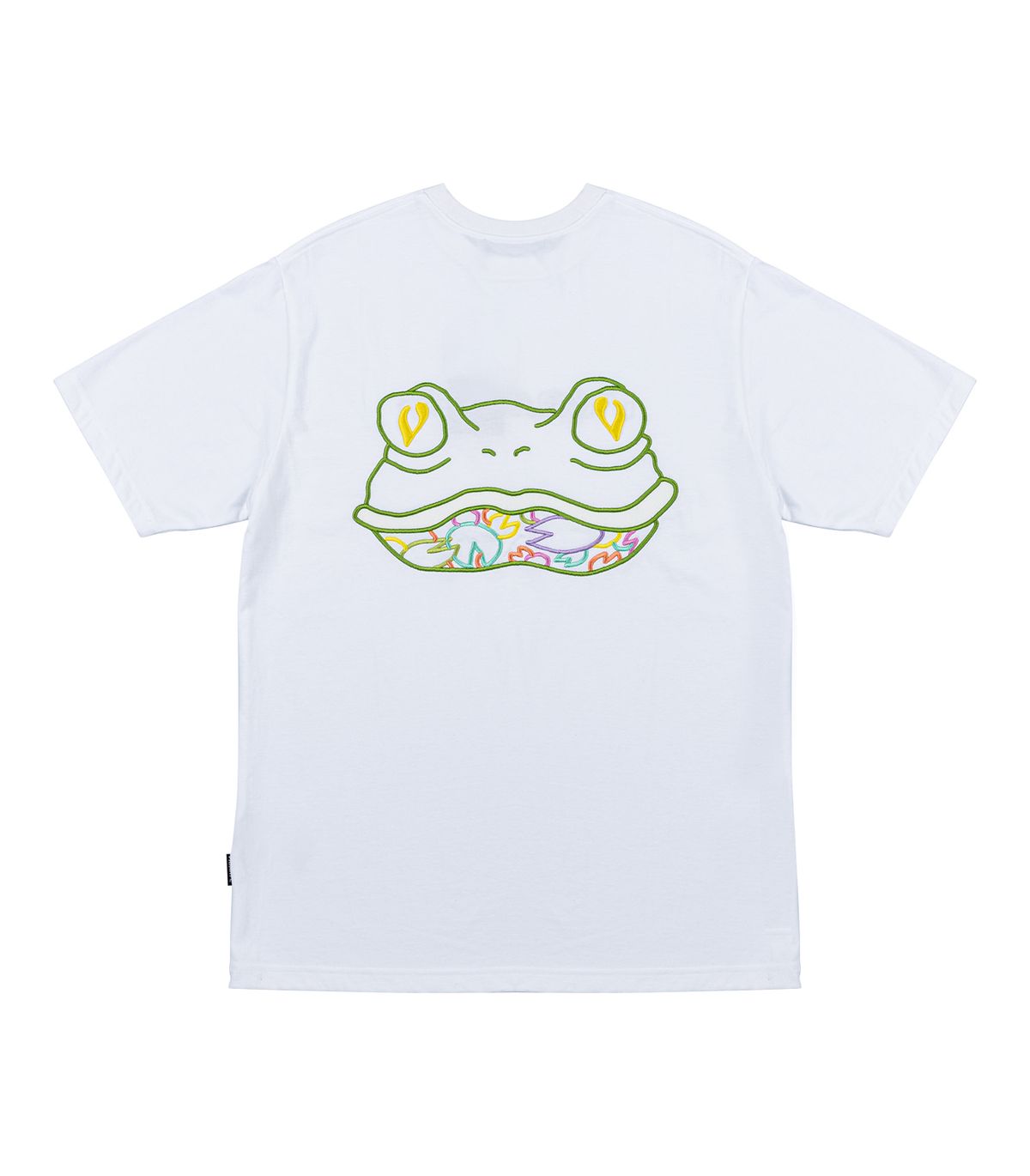 바이브레이트(VIBRATE) SHAMAN FROG LOGO T-SHIRT (WHITE)