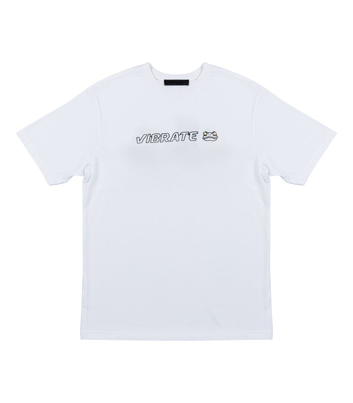 바이브레이트(VIBRATE) SHAMAN FROG LOGO T-SHIRT (WHITE)