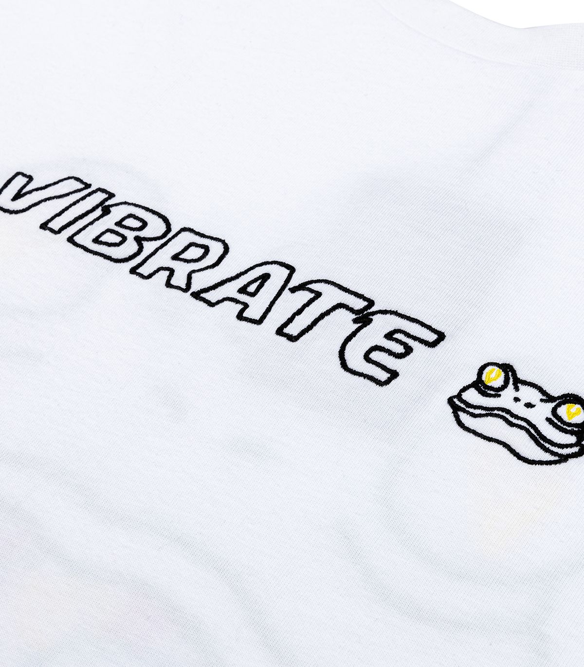 바이브레이트(VIBRATE) SHAMAN FROG LOGO T-SHIRT (WHITE)