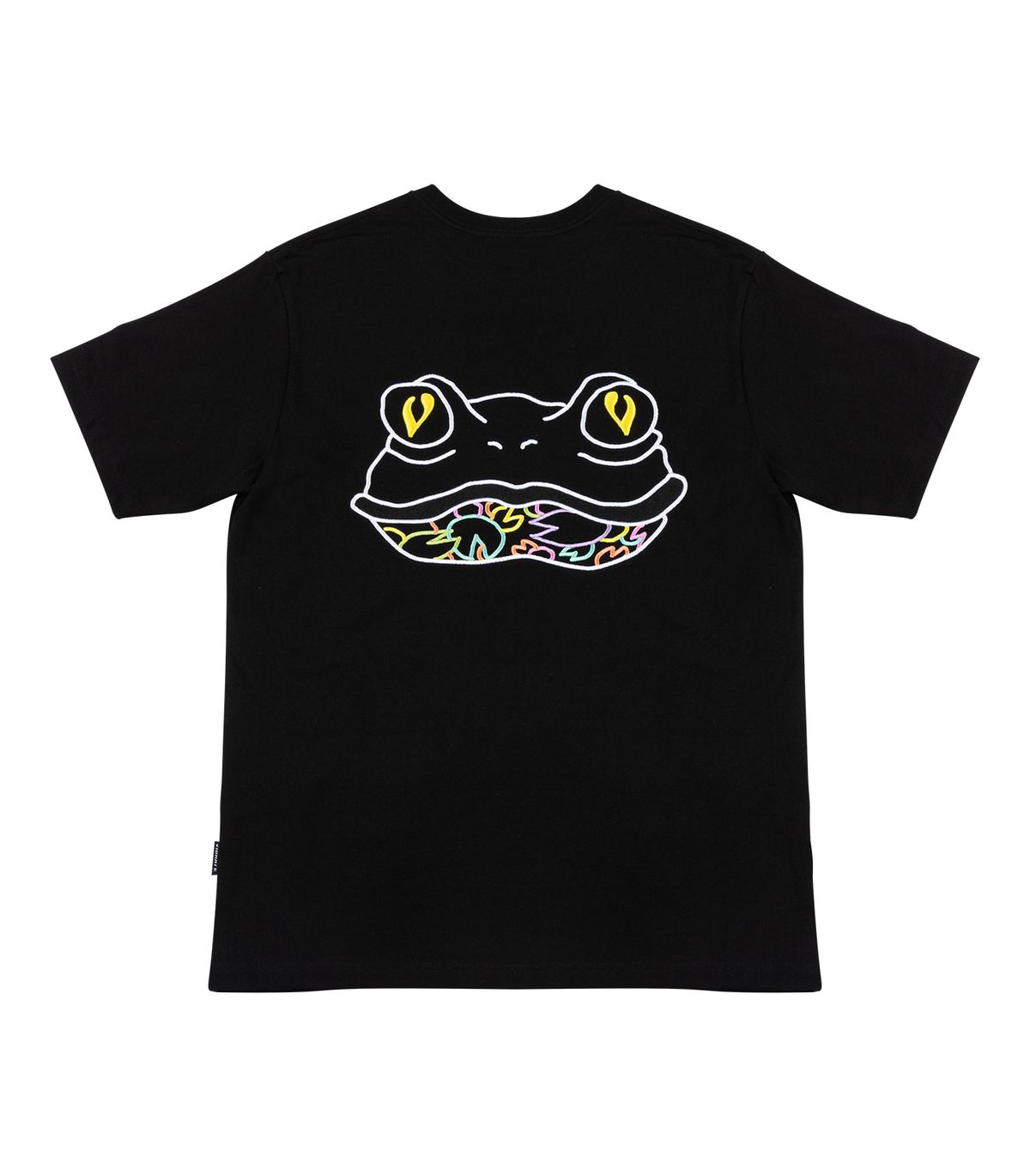 바이브레이트(VIBRATE) SHAMAN FROG LOGO T-SHIRT (BLACK)