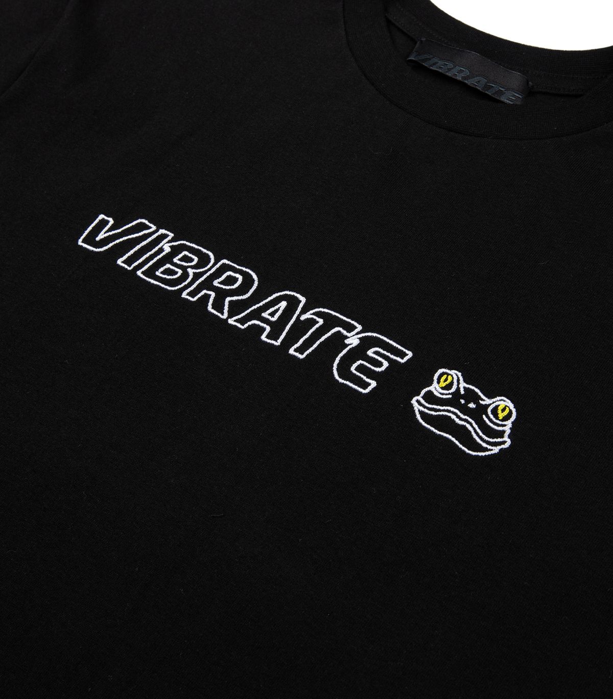바이브레이트(VIBRATE) SHAMAN FROG LOGO T-SHIRT (BLACK)