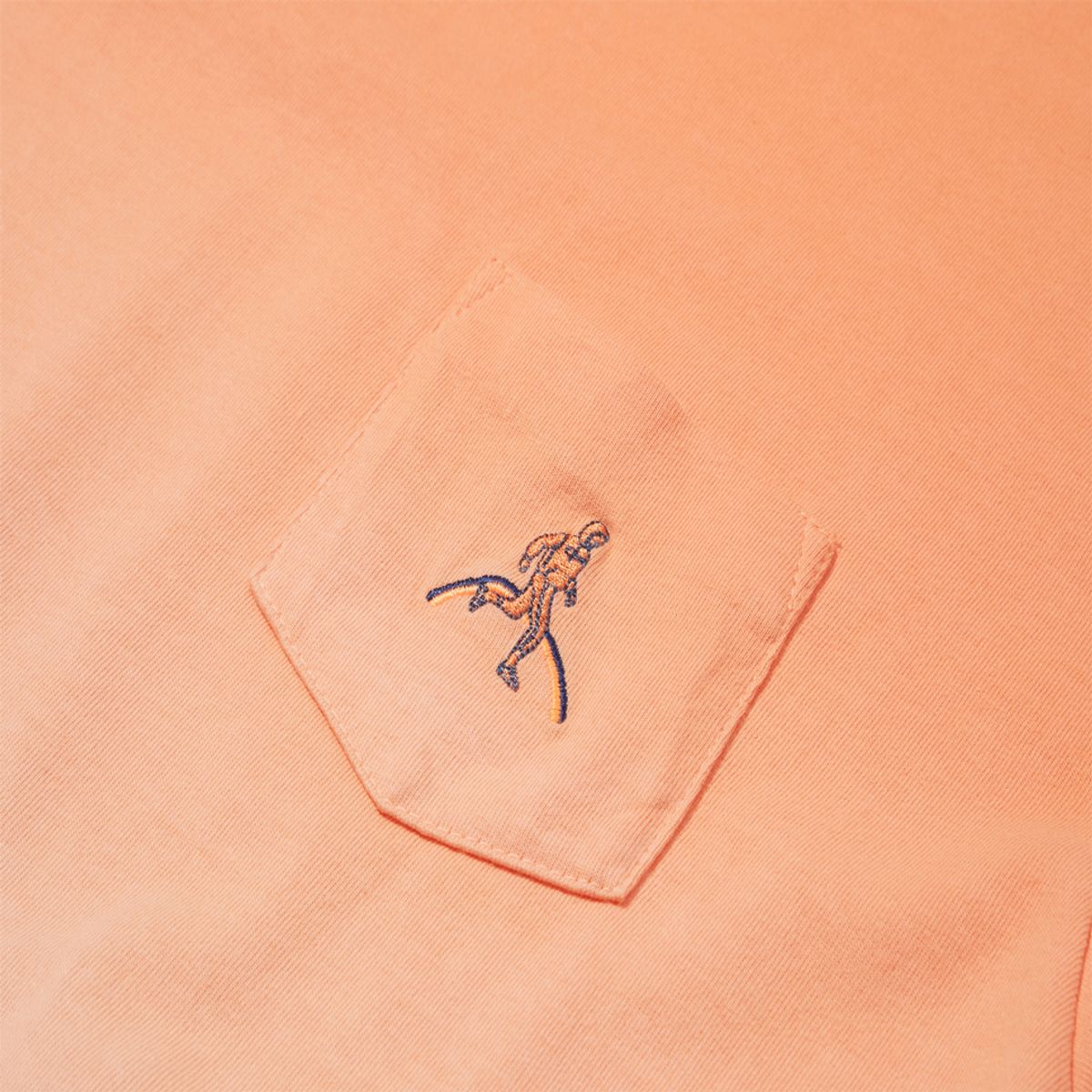 브라이언베리(BRIAN BERRY) STEP DYED POCKET S/S TEE_GUAVA