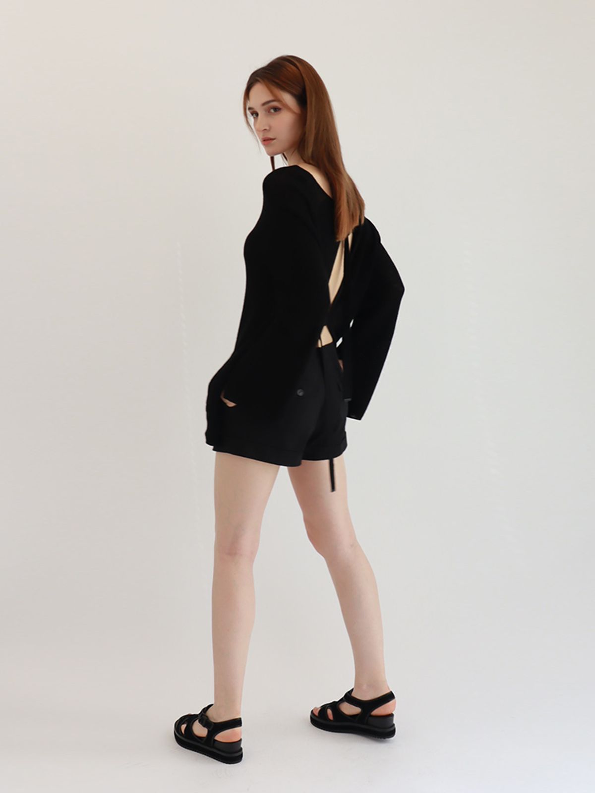 블라뱅(BLAHBANG) 홀가먼트 섹시백 (black)