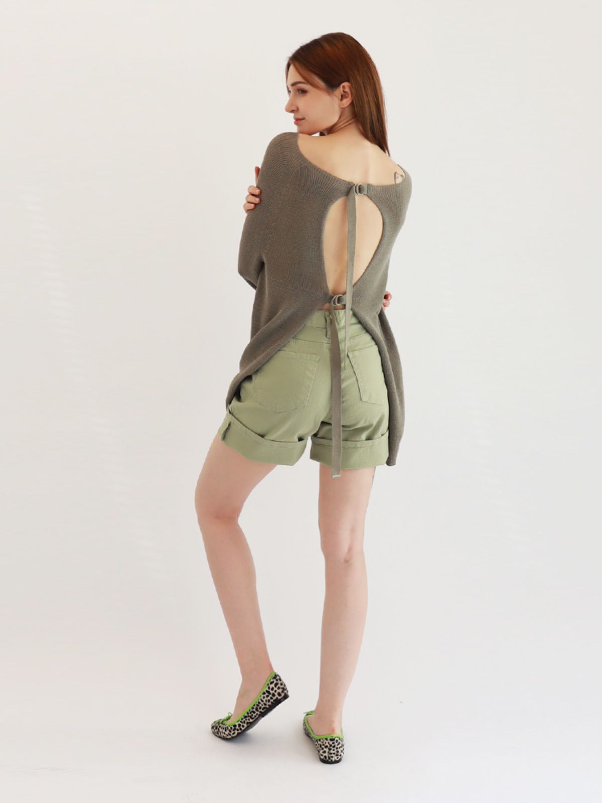 블라뱅(BLAHBANG) 홀가먼트 섹시백 (khaki)