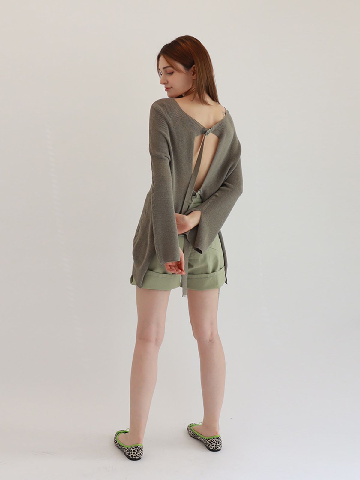 블라뱅(BLAHBANG) 홀가먼트 섹시백 (khaki)