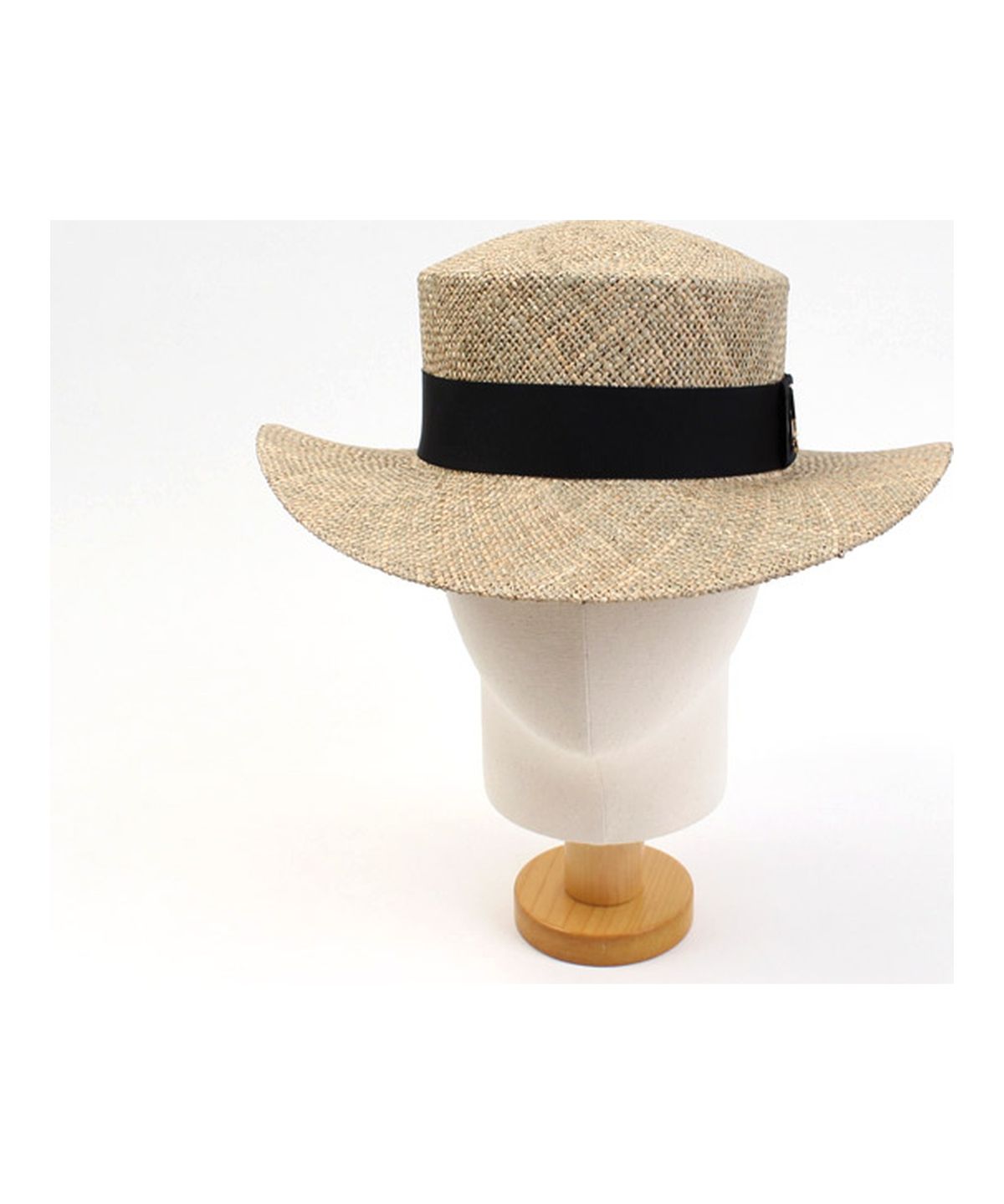 유니버셜 케미스트리(UNIVERSAL CHEMISTRY) Bau Flat Long Panama Hat BK 파나마햇