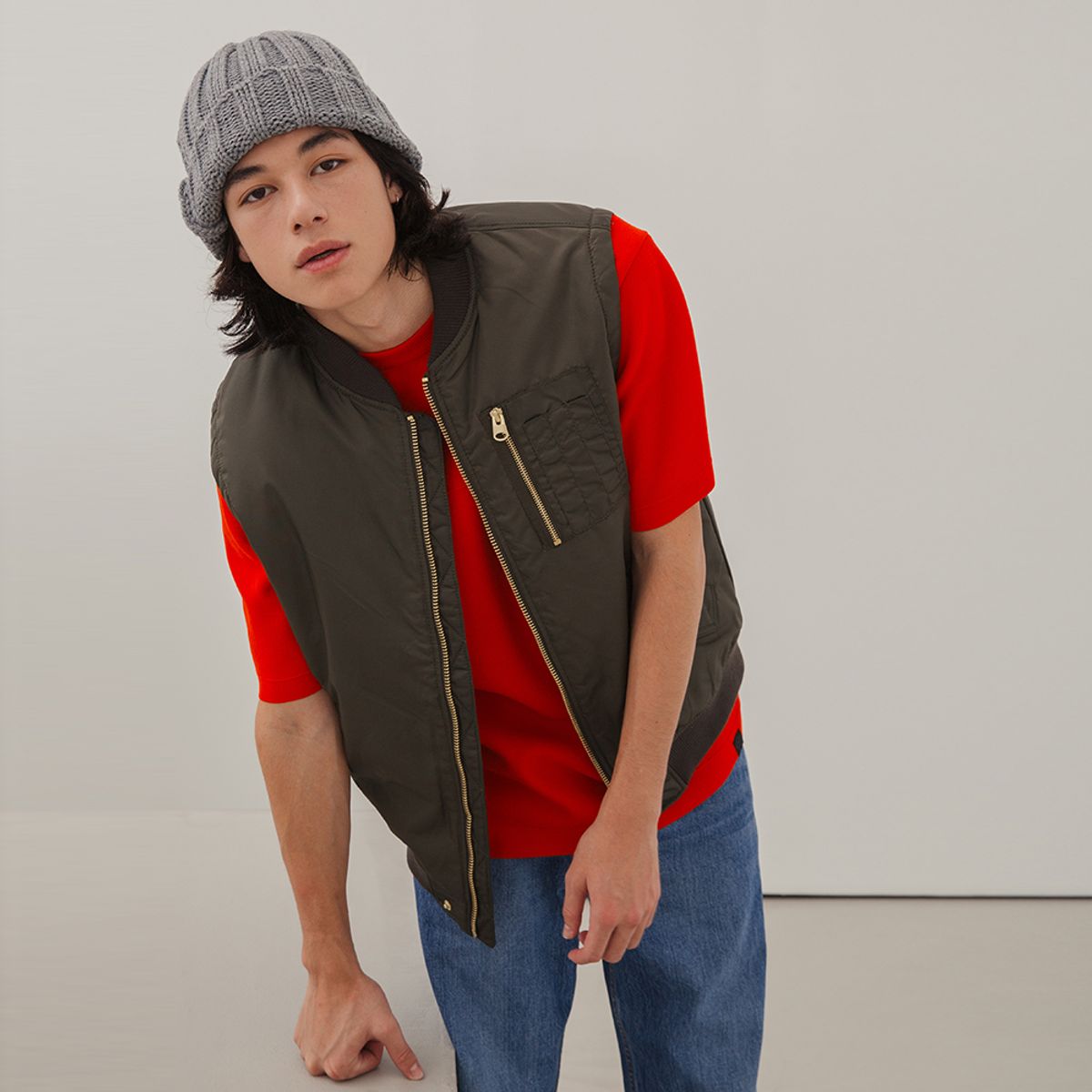 비아봉드비아(VIABON DE VIA) 뱀부 밀라노 하프 라운드 니트 (5COLORS)