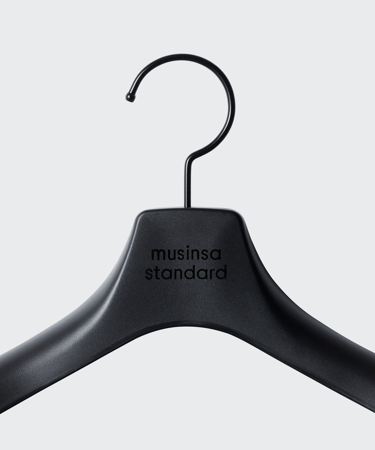 무신사 스탠다드 홈 & 프로덕트(MUSINSA STANDARD HOME & PRODUCTS) HIPS 셋업용 옷걸이 10팩[블랙]