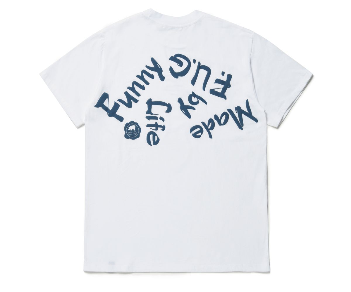 퍼니피그메이드(FUNNY PIG MADE) 퍼그 메이드 티(흰색)