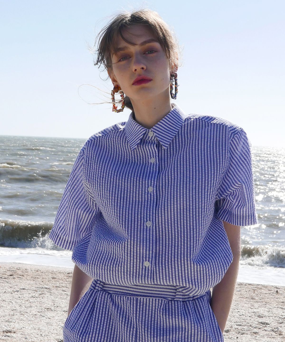 라티젠(LARTIGENT) LB SET SHIRT(BLUE)