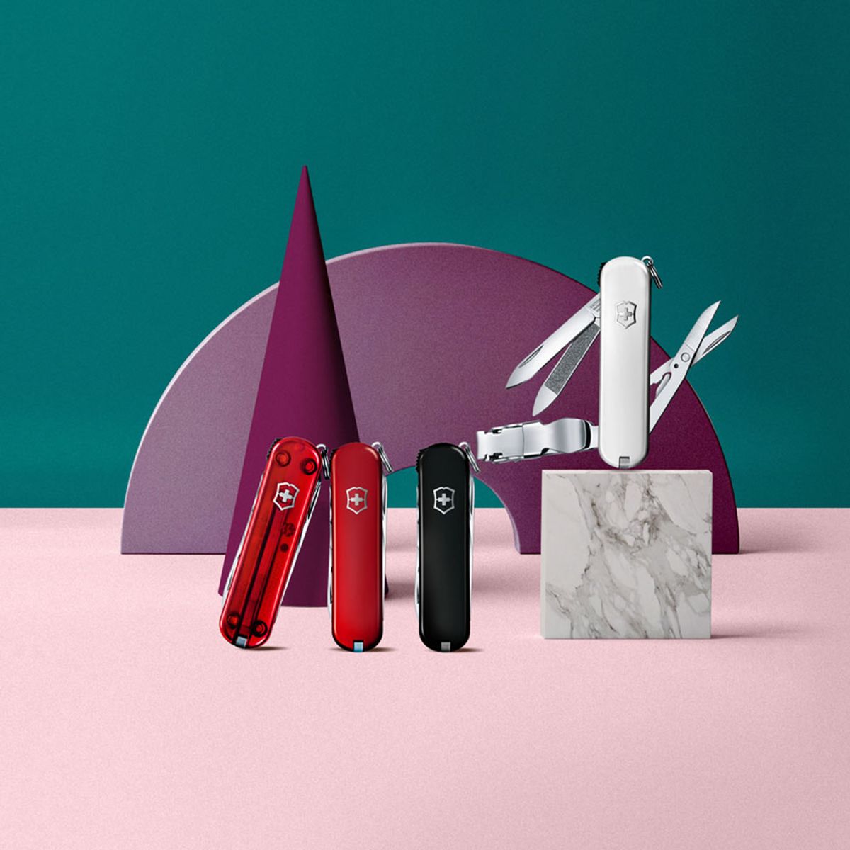 빅토리녹스(VICTORINOX) 네일 클립 580 스몰 포켓 스위스 아미 나이프 블랙 0.6463.3