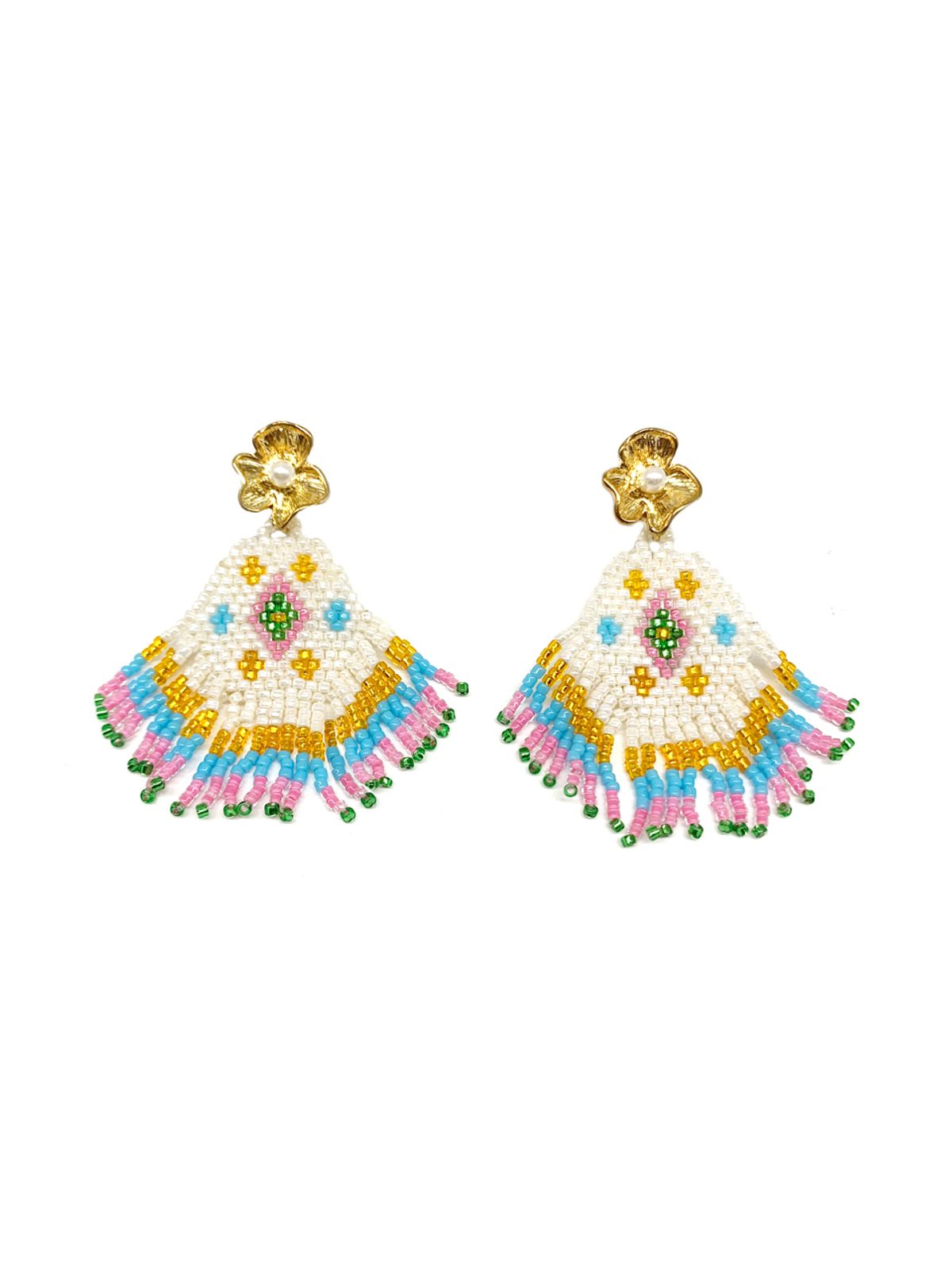 오키디루포(OCCHI DI LUPO) Flower Moroccan earring