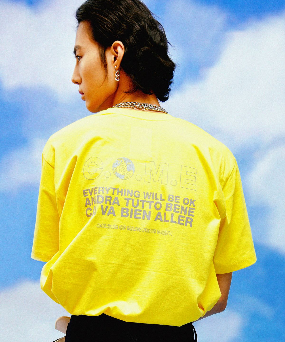 씨오엠이(COME) [UNISEX] ‘STOP COVID’ T-Shirt (Los Angeles)