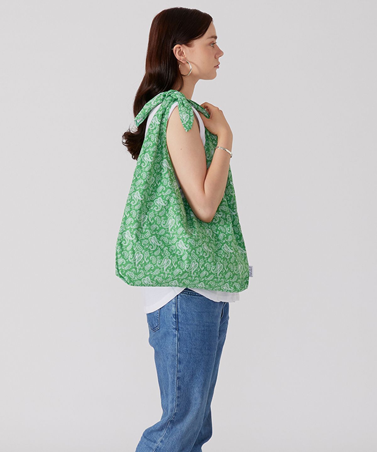 썸띵굿(SOMETHING GOOD) Paisley Print Tie Eco Bag_6 Color