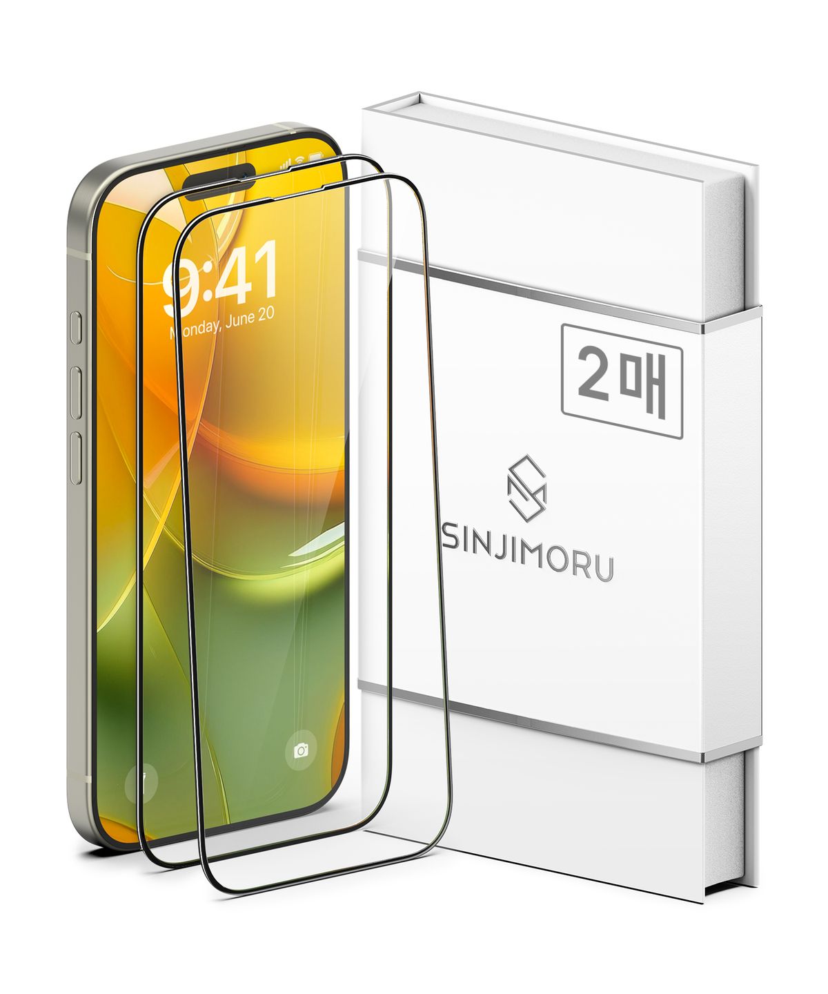 신지모루(SINJIMORU) [엣지/2매]아이폰 풀커버 18·17·16·15·14·13·12·S·E·프로·미니·맥스·Pro·X·R·플러스·전기종 풀커버 강화유리 액정 보호 필름
