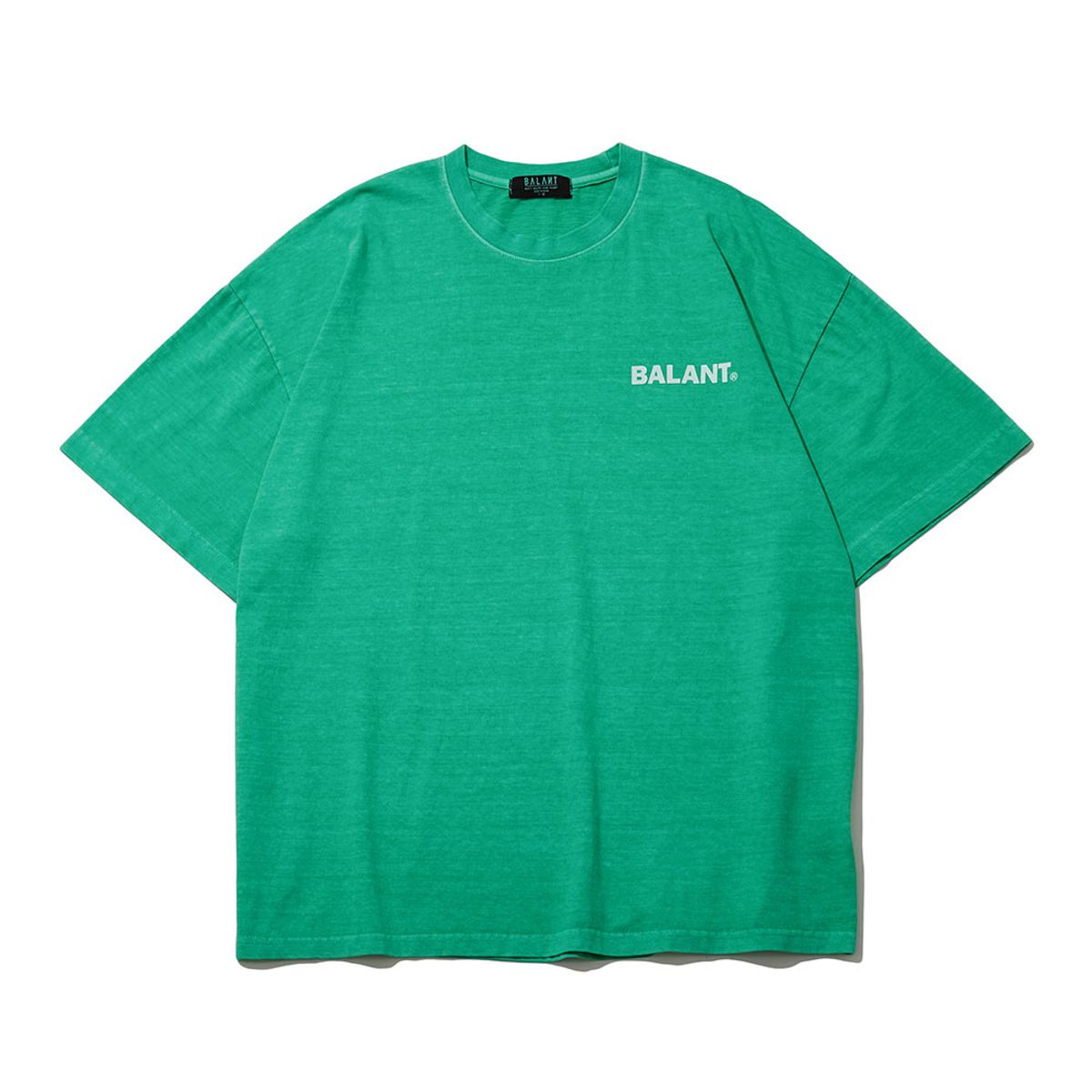 발란트(BALANT) 피그먼트 호프 앤드 패션 티셔츠 - 그린