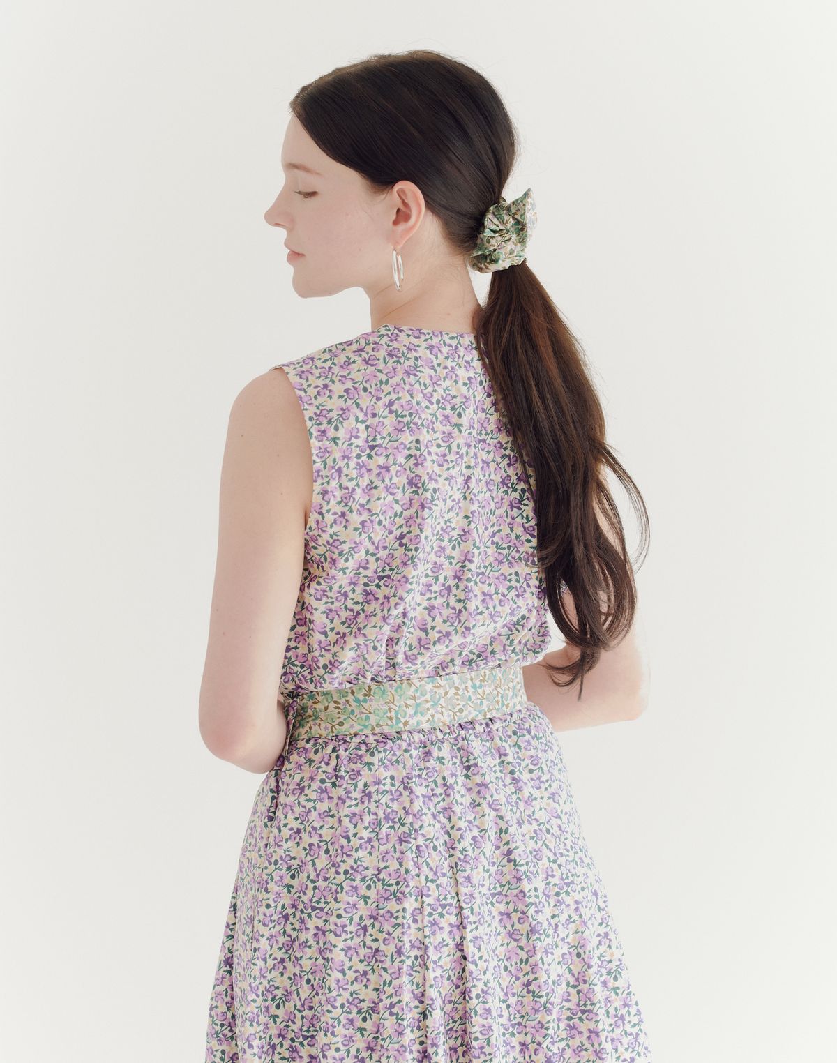 썸띵굿(SOMETHING GOOD) RANNY Floral Dress_PURPLE