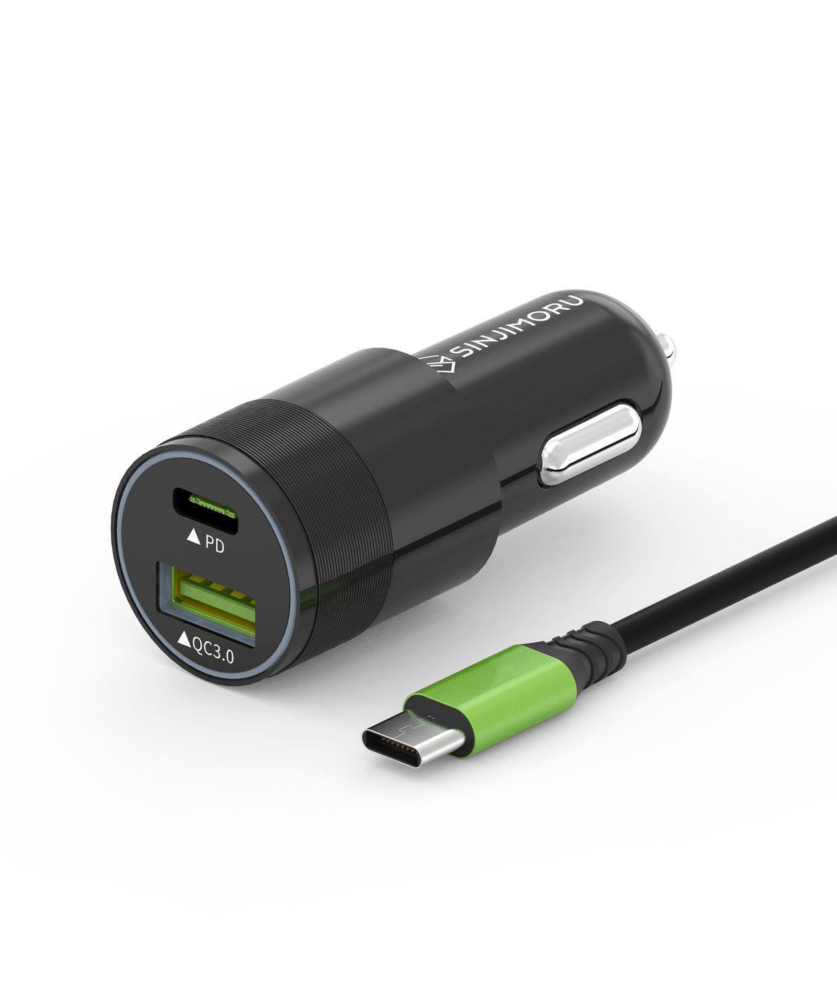 신지모루(SINJIMORU) USB PD 퀵차지3.0 듀얼 차량용 고속 충전기