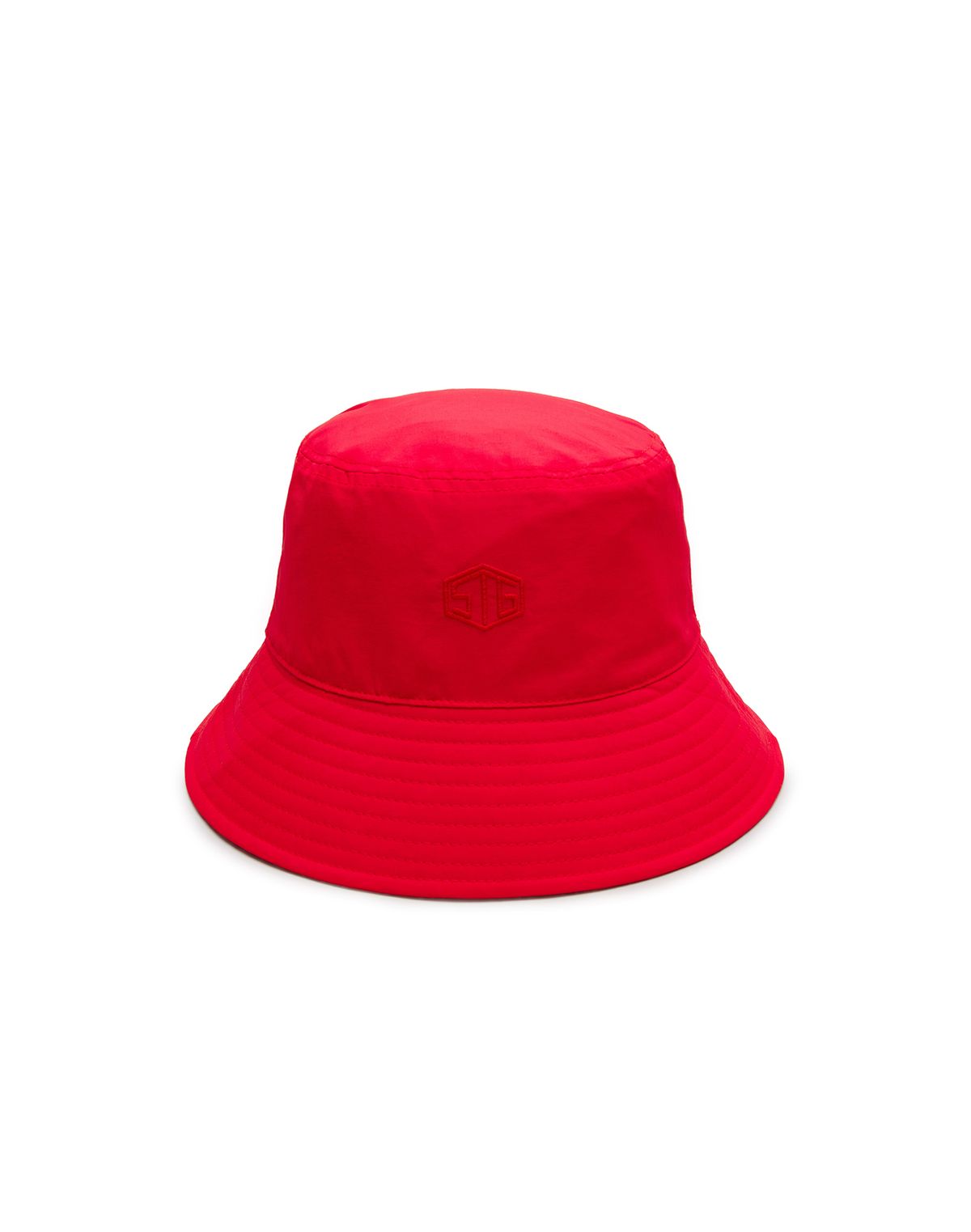 썸띵굿(SOMETHING GOOD) STG Reversible Bucket Hat_RED SOLID X RED PAISLEY