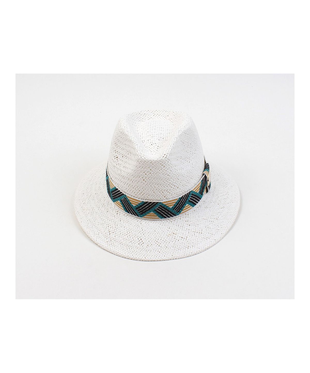 유니버셜 케미스트리(UNIVERSAL CHEMISTRY) Cool Line Swing White Short Fedora 여름페도라