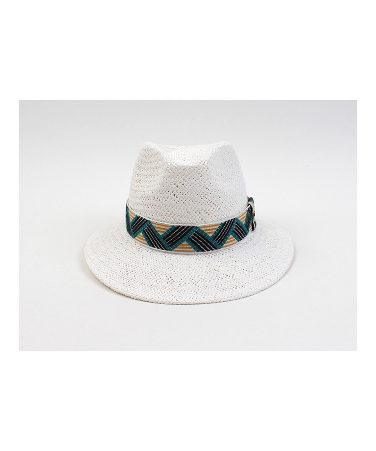 유니버셜 케미스트리(UNIVERSAL CHEMISTRY) Cool Line Swing White Short Fedora 여름페도라