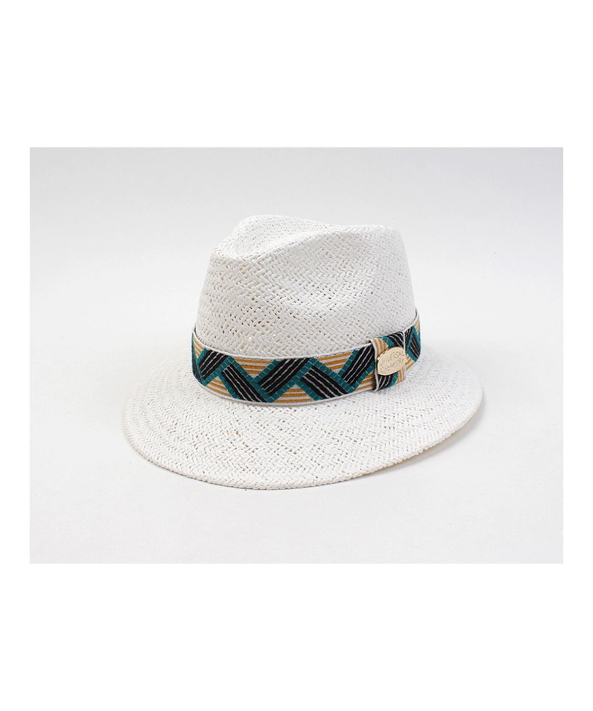 유니버셜 케미스트리(UNIVERSAL CHEMISTRY) Cool Line Swing White Short Fedora 여름페도라