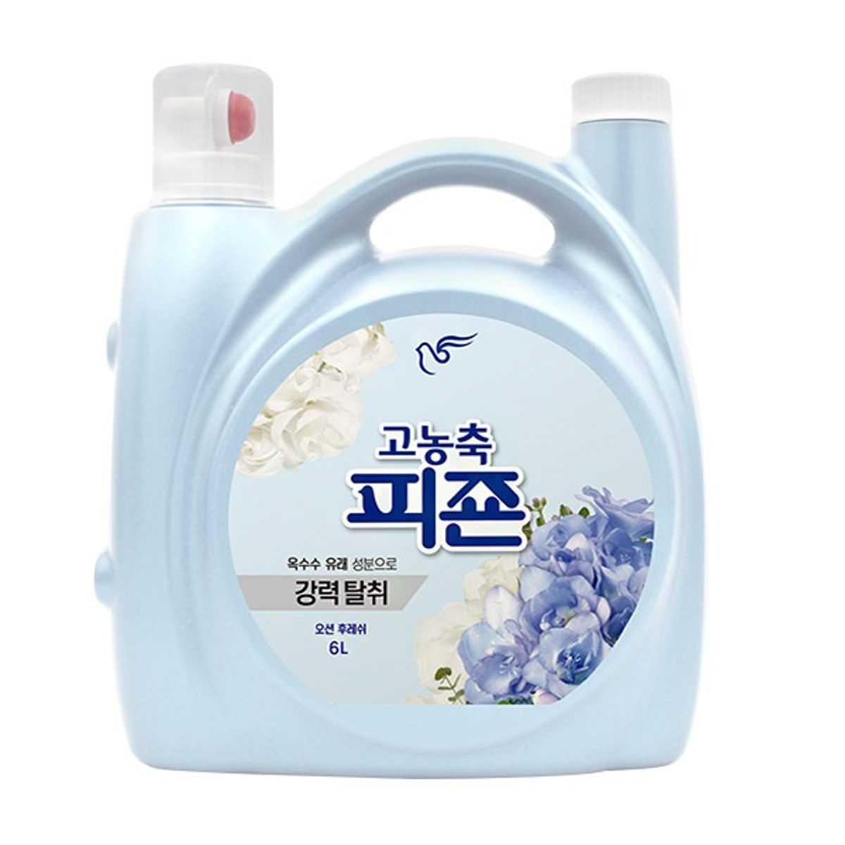 피죤(PIGEON) 피죤 고농축 대용량 섬유유연제 6L (로맨틱,써니,오션) 일반드럼겸용