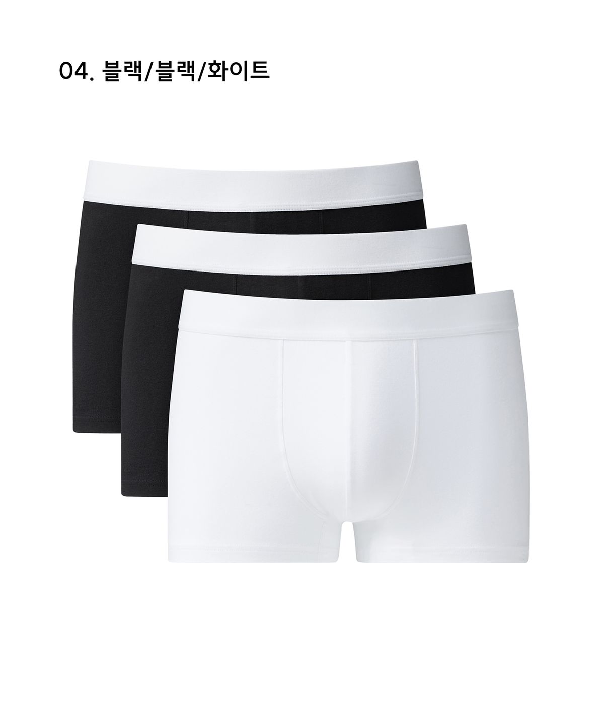 무신사 스탠다드(MUSINSA STANDARD) 맨즈 코튼 드로즈 화이트 밴드 3팩