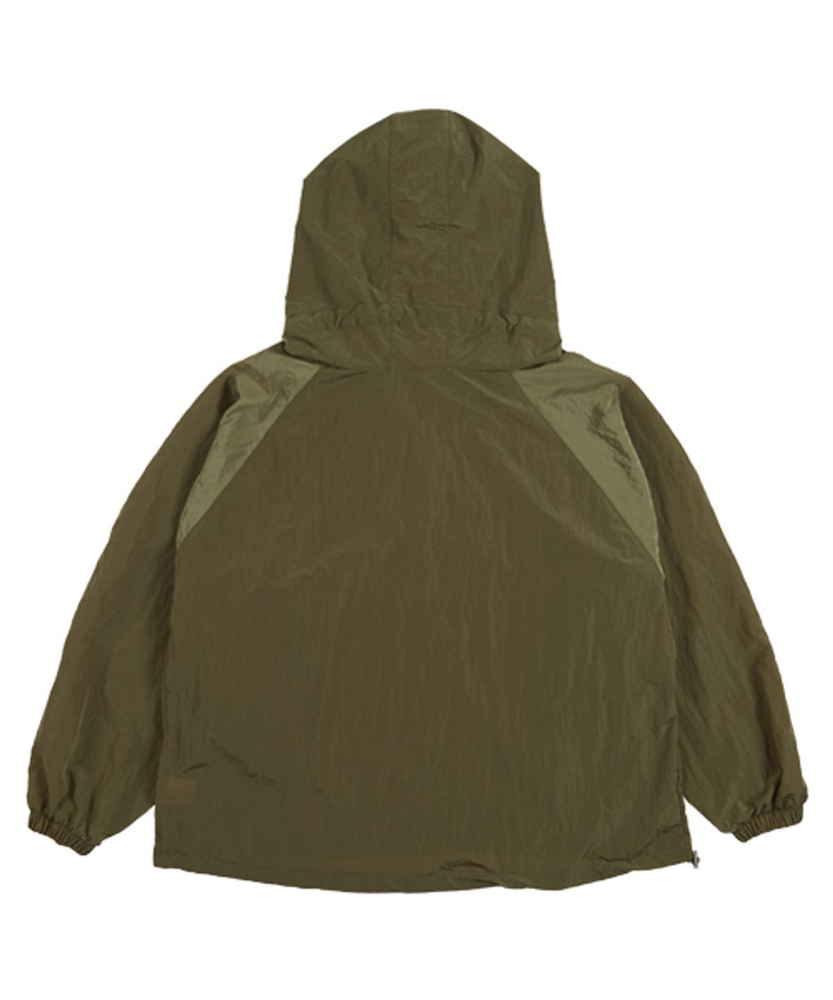 써치410(SEARCH410) [UNISEX] NUMBER ANORAK HOODIE_KHAKI